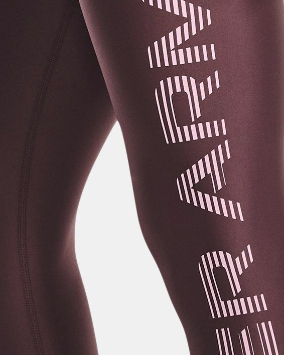 NEW Under Armour Heat Gear Women's Compression Leggings Size XL Gray Black  NWT