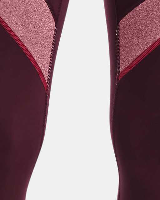 Hollow-Out Control Top Leggings (Maroon)