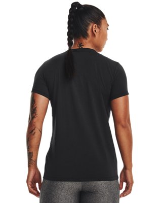 여성 UA 레프트 체스트 로고 반팔 image number 1