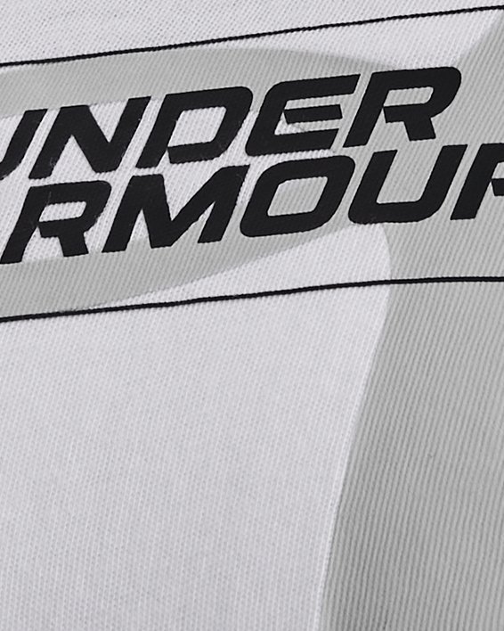Under Armour Branded Logo Crop SS (White)-1376751-100