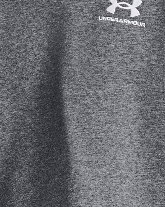 Herren UA Essential Fleece Oberteil mit Rundhalsausschnitt, Gray, pdpMainDesktop image number 0