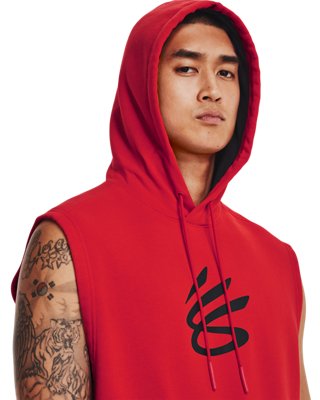 Men's Curry Fleece Sleeveless Hoodie Under Armour