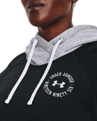 Damen UA Rival Fleece Colorblock Hoodie | Under Armour