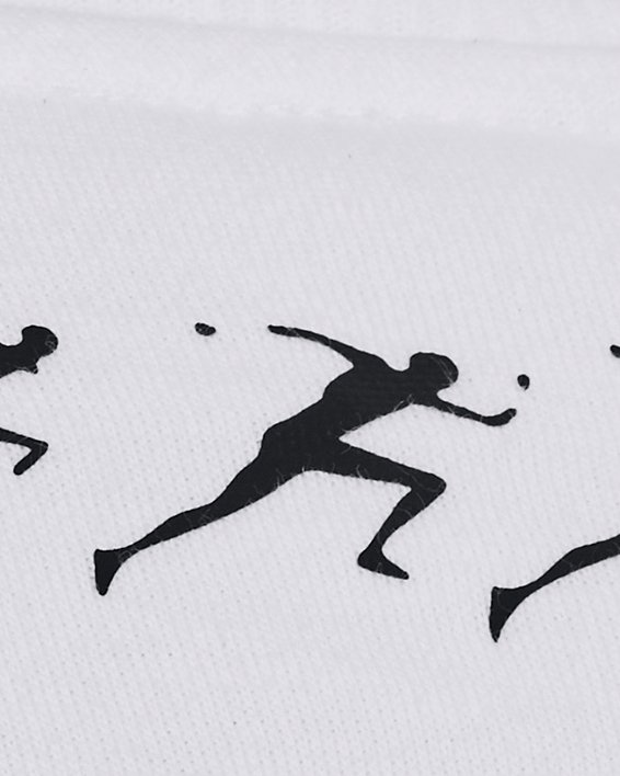 Men's UA Run Anywhere Long Sleeve in White image number 3