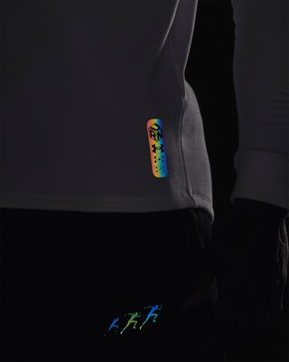 男士UA Run Anywhere長袖T恤 image number 4