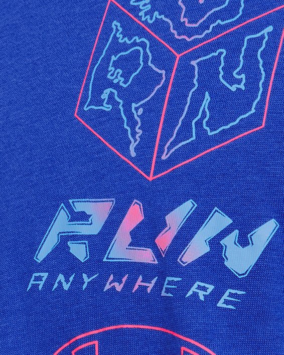 Playera UA Run Anywhere para Hombre, Blue, pdpMainDesktop image number 3