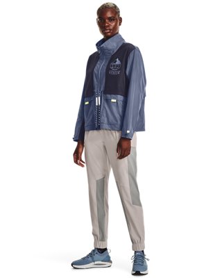 Pants UA Storm Run Trail para mujer, Gray, pdpMainDesktop image number 2