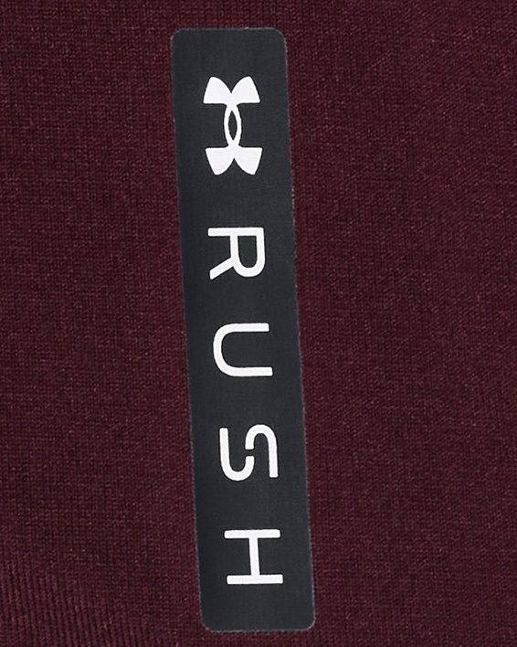 男士UA RUSH™ SmartForm短袖T恤 in Maroon image number 3