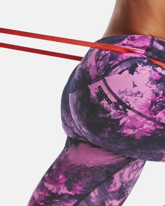 Leggings UA RUSH™ SmartForm para Mujer, Purple, pdpMainDesktop image number 4