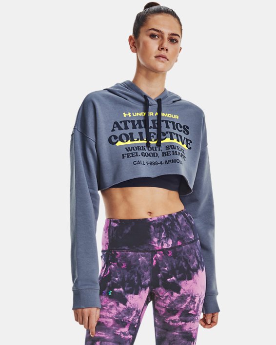 Under Armour Women's UA Cropped Hoodie. 5