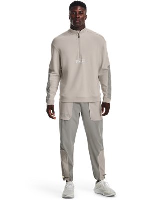 Sudadera con media cremallera UA Run Trail para hombre, Gray, pdpMainDesktop image number 2