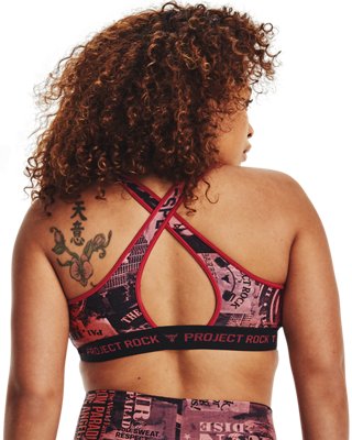 Project Rock Crossback estampado, Pink, pdpMainDesktop image number 7