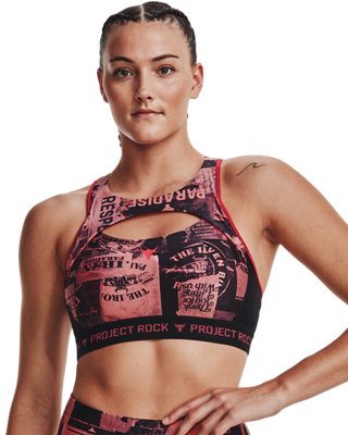 Project Rock Crossback estampado, Pink, pdpMainDesktop image number 2