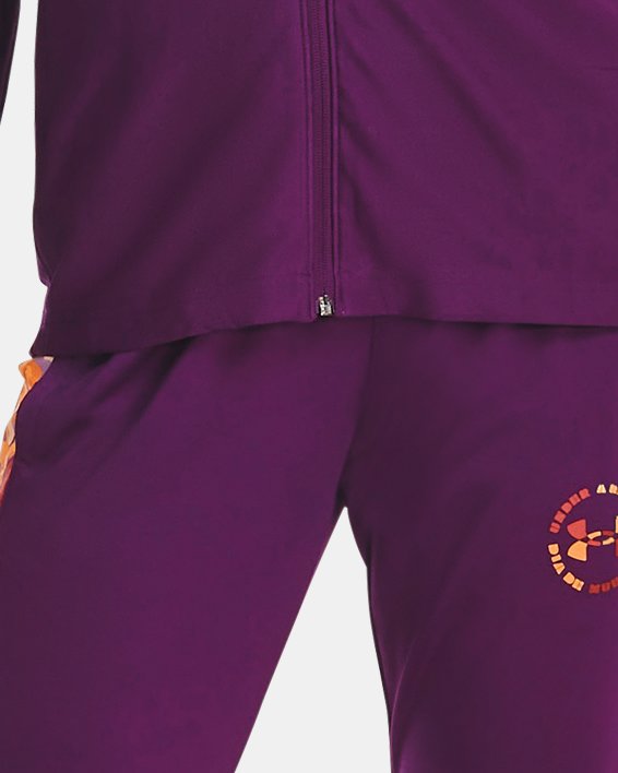 Pants UA Challenger Day Of The Dead para Mujer, Purple, pdpMainDesktop image number 2