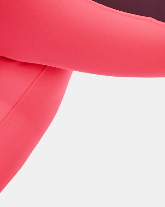 Leggings Project Rock HeatGear® Full-Length para Mujer, Red, pdpMainDesktop image number 3