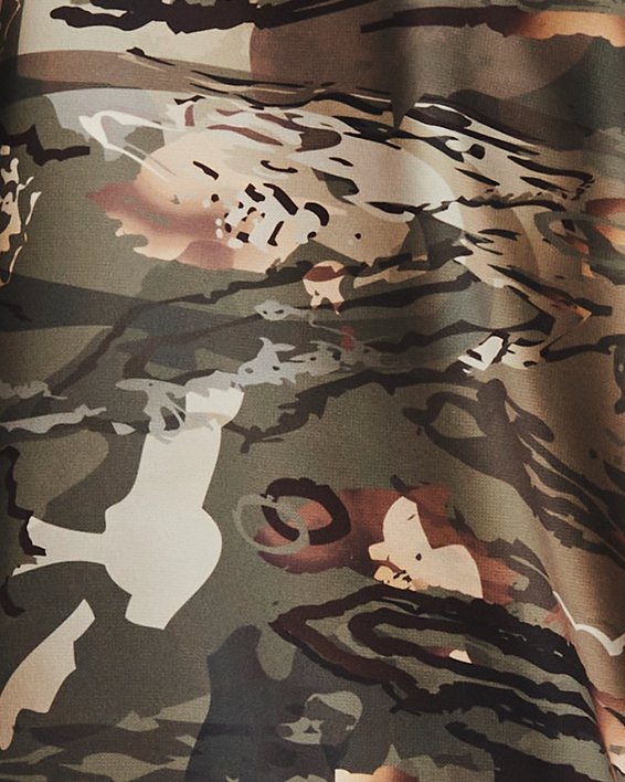 Chandail à capuchon avec poche kangourou à motif camouflage UA Storm pour hommes