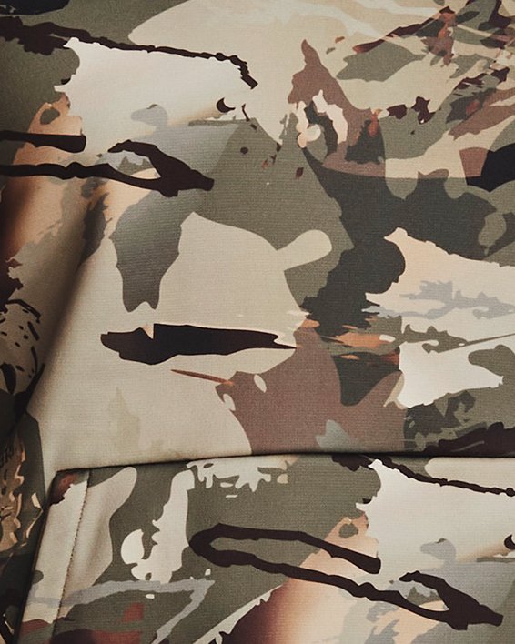 Chandail à capuchon avec poche kangourou à motif camouflage UA Storm pour hommes