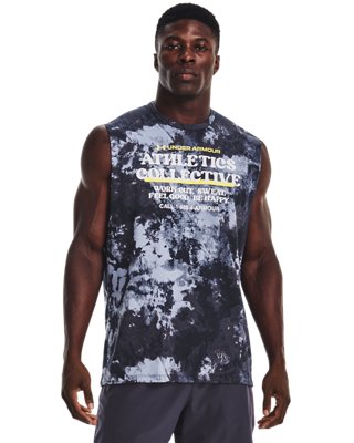 mens tie dye sleeveless shirts