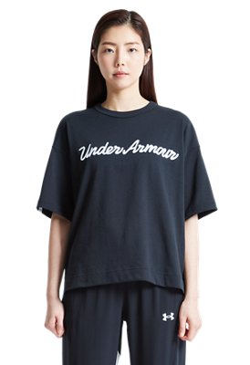 여성 APAC 오버사이즈 임벨리시먼트 반팔