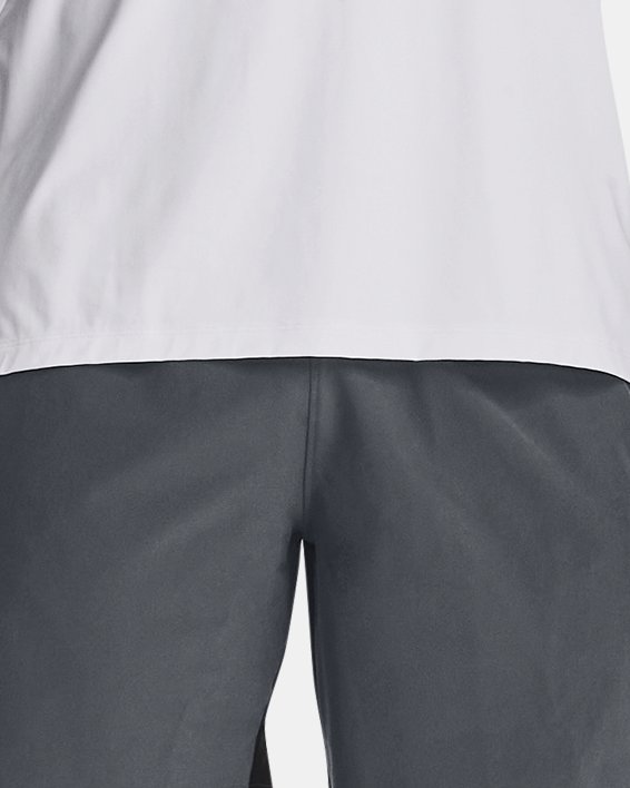 Shorts de 18 cm UA Speedpocket para Hombre, Gray, pdpMainDesktop image number 2