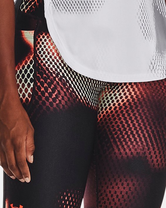 Women's UA OutRun The Cold Tights in White image number 2