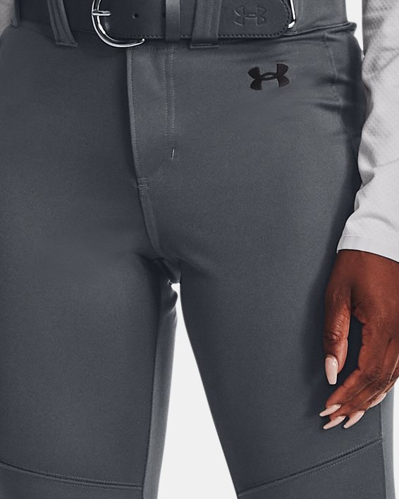 Under Armour Women's Utility Softball Pants, Large, Grey