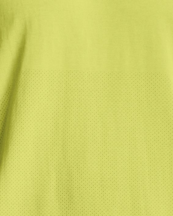 Men's UA Seamless Stride Short Sleeve in Yellow image number 0