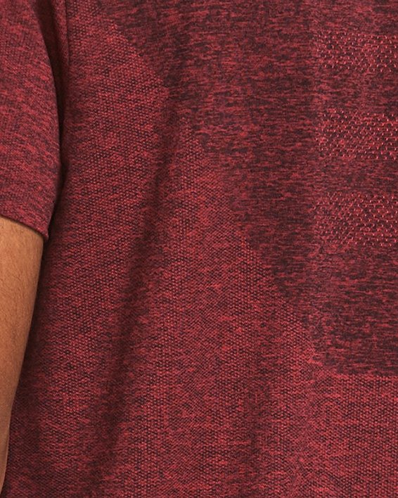 Men's UA Seamless Stride Short Sleeve, Red, pdpMainDesktop image number 1