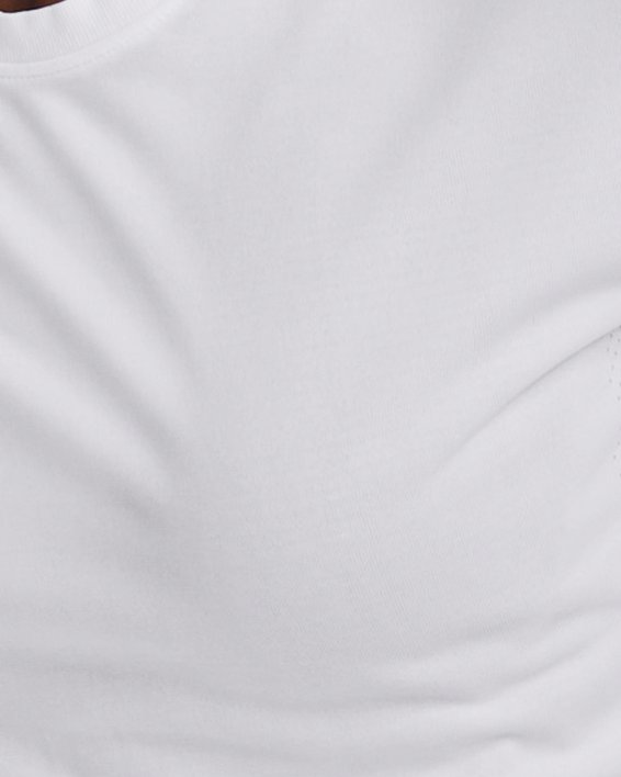 T-shirt à manches courtes UA Seamless Stride pour femme, White, pdpMainDesktop image number 2