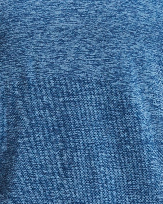 女士UA Seamless Stride短袖T恤 in Blue image number 0