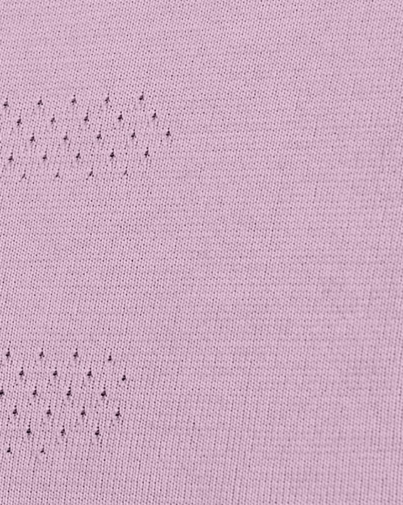 Women's UA Seamless Stride Short Sleeve, Purple, pdpMainDesktop image number 2