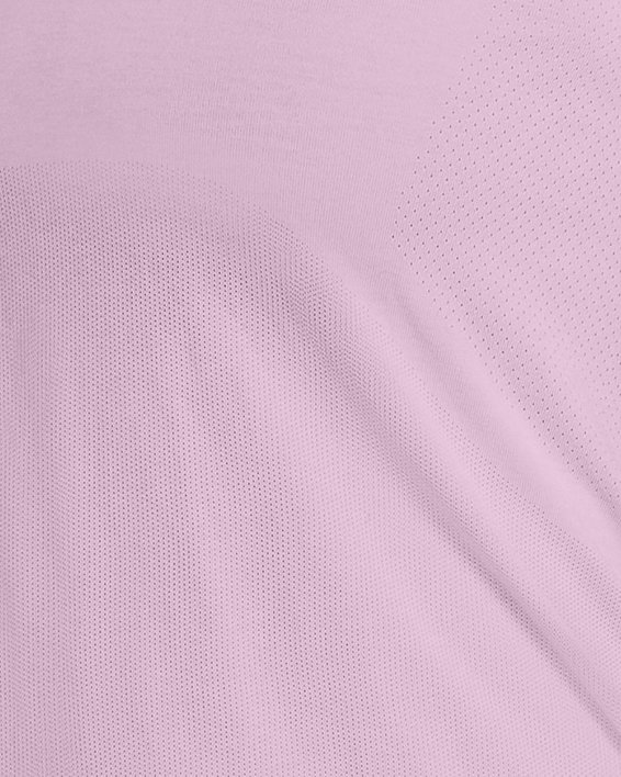 Camiseta de manga corta UA Seamless Stride para mujer, Purple, pdpMainDesktop image number 0
