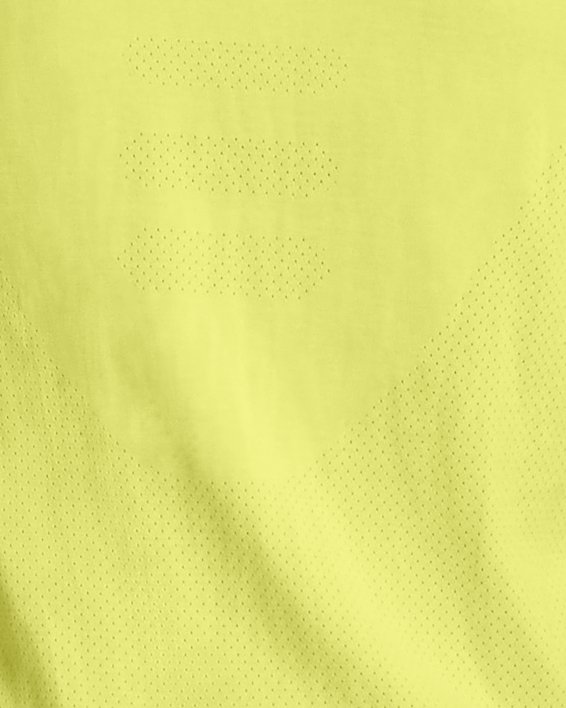 Women's UA Seamless Stride Short Sleeve in Yellow image number 1
