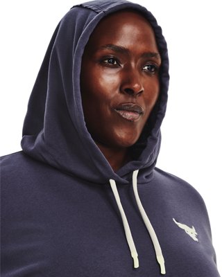 Women's Project Rock Rival Terry Short Sleeve Hoodie image number 3