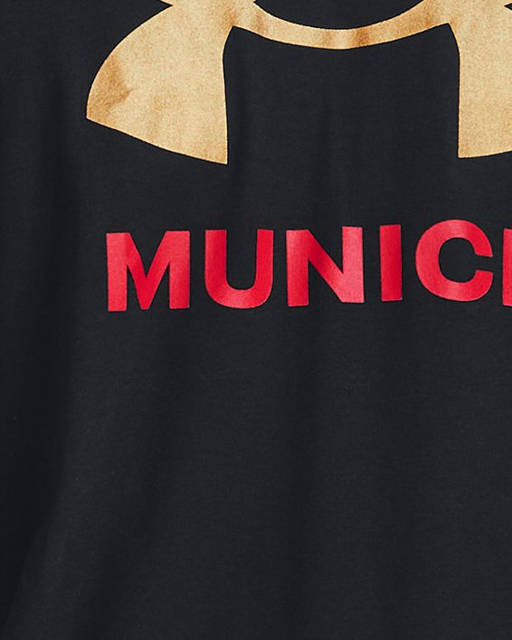 UA Munich City T-Shirt für Herren, Black, pdpMainDesktop image number 0