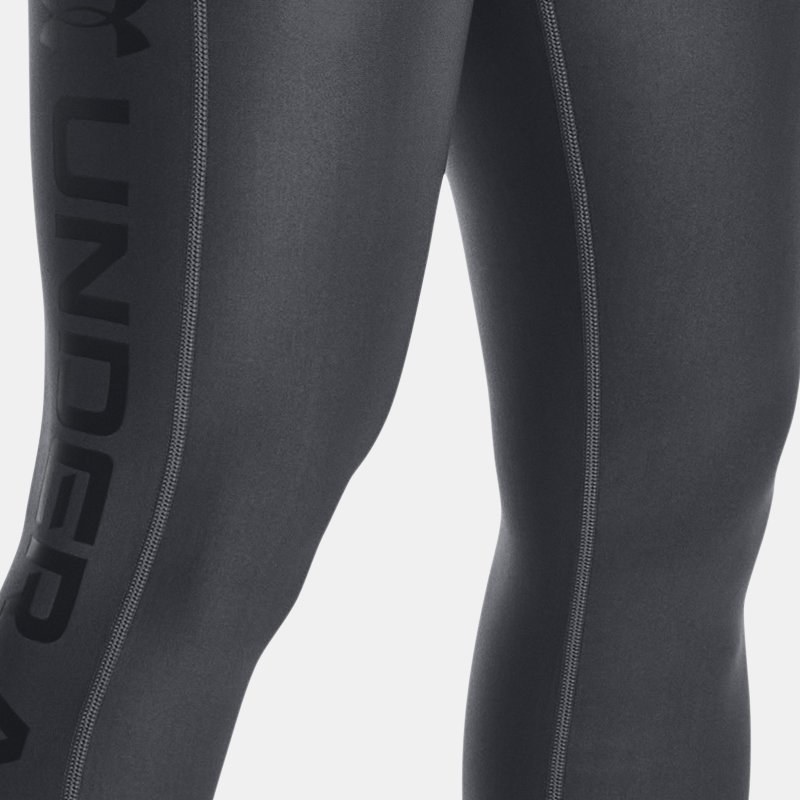 Under Armour Women's HeatGear® Full-Length Leggings Pitch Gray / Black XXL