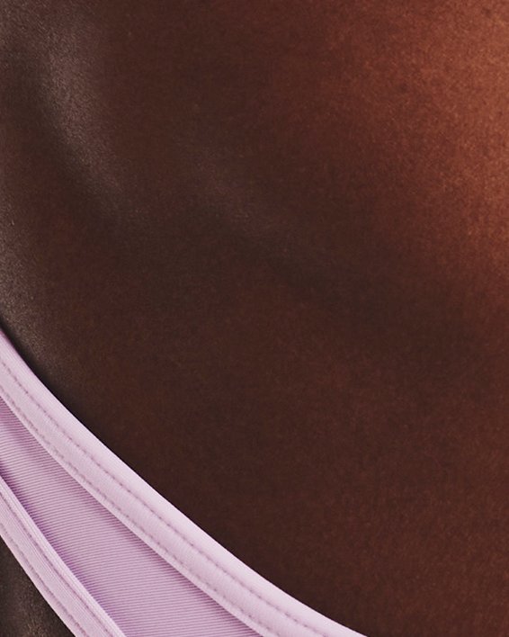 Bra deportivo Armour® Mid Crossback Printed para mujer, Purple, pdpMainDesktop image number 8