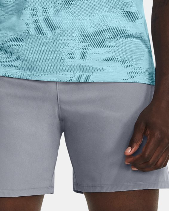 กางเกงขาสั้น UA Launch Elite 7’’ สำหรับผู้ชาย in Gray image number 2