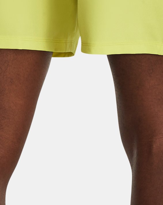 Shorts de 18 cm UA Launch Elite para hombre, Yellow, pdpMainDesktop image number 1