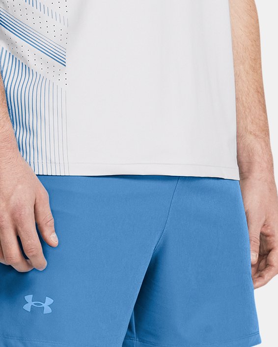 Men's UA Launch Elite 5'' Shorts in Blue image number 2