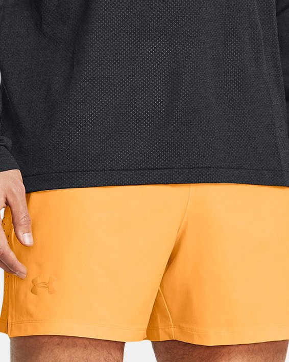 Pantalón corto de 13 cm UA Launch Elite para hombre, Orange, pdpMainDesktop image number 2