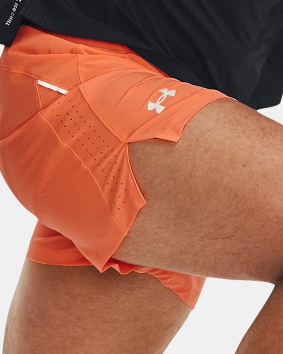 Shorts de 13 cm UA Launch Elite para hombre, Orange, pdpMainDesktop image number 3