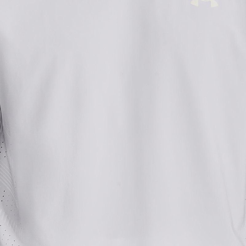 Men's  Under Armour  Iso-Chill Laser Heat Short Sleeve White / White / Reflective XXL