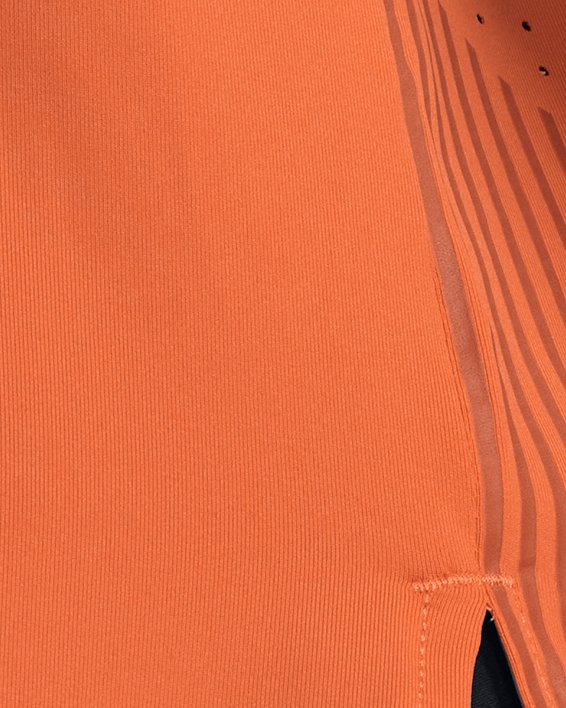 Haut à manches courtes UA Iso-Chill Laser Heat pour homme, Orange, pdpMainDesktop image number 5