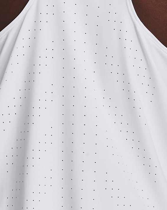 เสื้อกล้าม UA Iso-Chill Laser สำหรับผู้ชาย in White image number 3