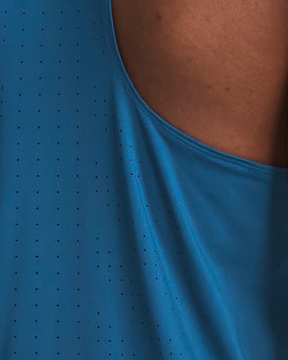เสื้อกล้าม UA Iso-Chill Laser สำหรับผู้ชาย in Blue image number 1