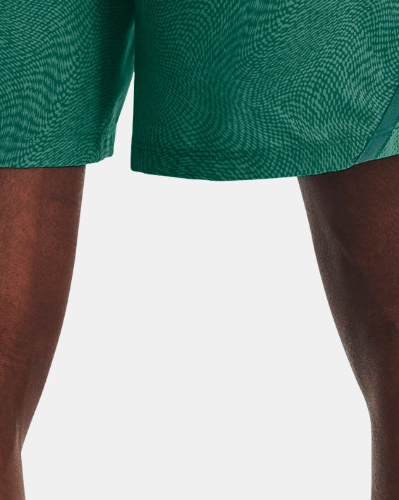 UA LAUNCH 7'' PRINTED SHORT in Green image number 1