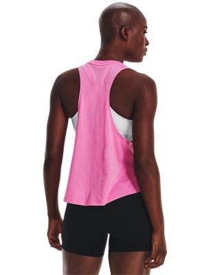 Women's UA Cloud Tank, Pink, pdpMainDesktop image number 1