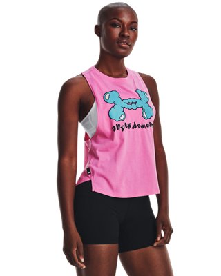 Women's UA Cloud Tank, Pink, pdpMainDesktop image number 0