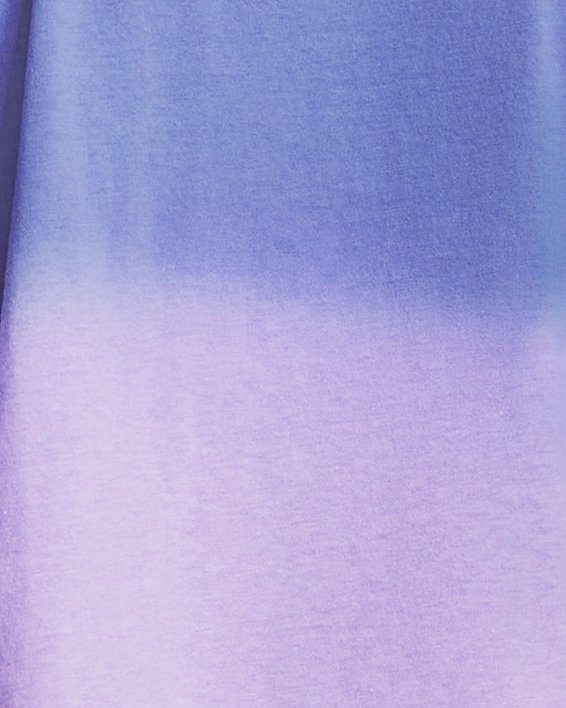 Playera de manga corta UA Branded Dip Dye Crop para mujer, Blue, pdpMainDesktop image number 1